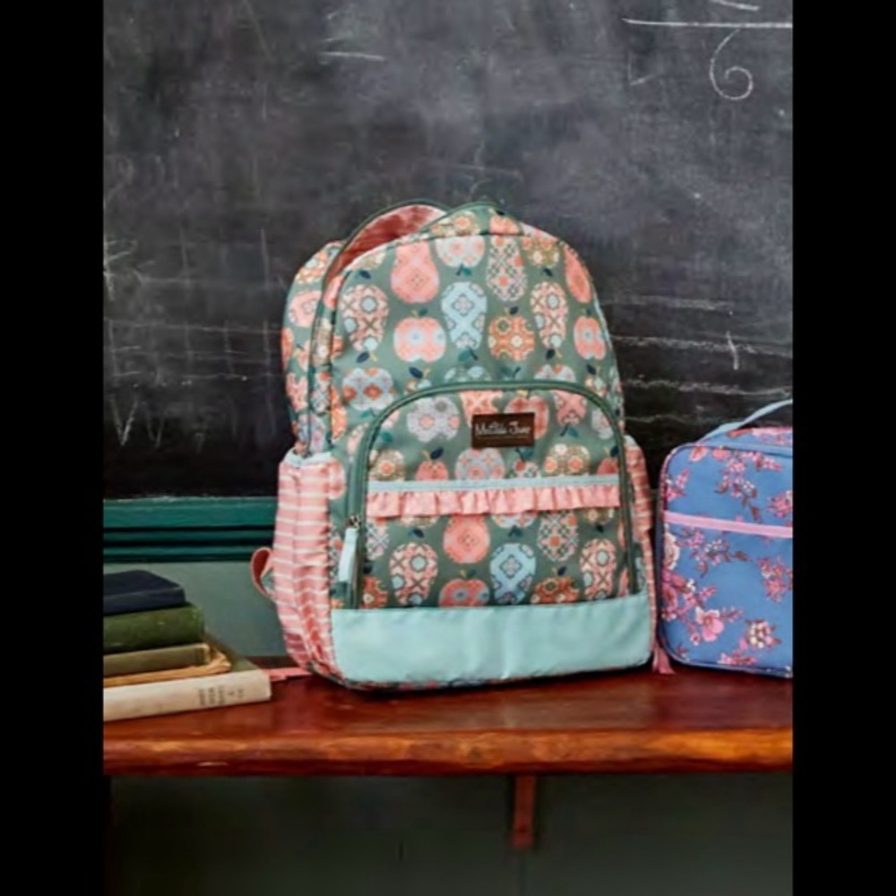 Matilda Jane Cece Apple Print Backpack
